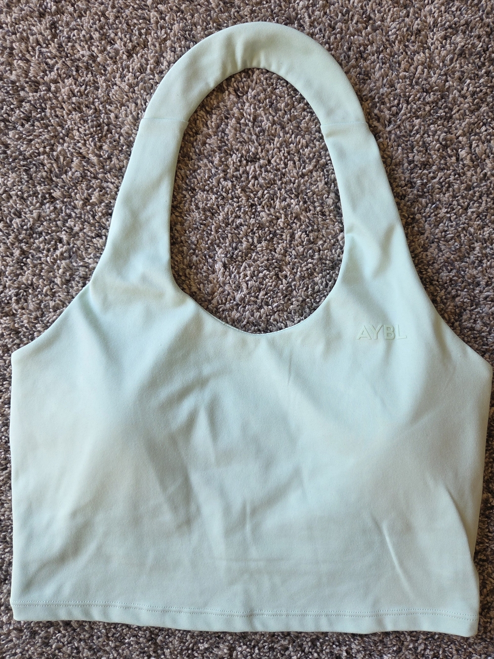 AYBL Mint Scoop Neck Sports Bra Tank